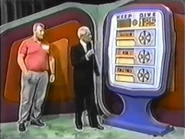 ...and go into the give column for a total of $125. He keeps the toiletries, iron, and vacuum no matter what. But if they total $125 or more, he wins the trip to Germany.