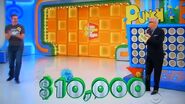 A graphic is now used when someone ends up winning the second-highest cash prize in "Punch-a-Bunch" (in this case, $10,000).