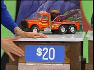 Julie bids $20 on the Nylint toy truck and is exactly right!