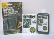 ...a collection of Hyponex House plant food.