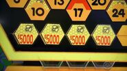 With this different, The cards have increased to $5,000 each, so a player can bail out with a max of $25,000 if they so choose. In this one, it was $20,000.