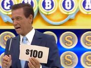 And on his last punch, he would've had $100.
