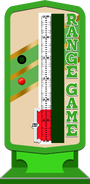 Range Game board from 2010's. Lighter on the green.