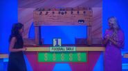 The reveal for the foosball table got stuck.