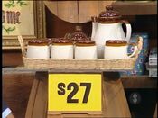 The price of the coffee set is $27.