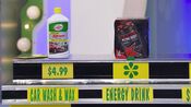 He says the Rockstar 4pk energy drink is more expensive than the Turtle Wax ZipWax car wax.