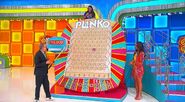 Drew gets the Plinko stick again.