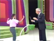 Sharrie's third draw is a 9. She thinks it's the first number.