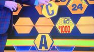 It's a C. $1,000 is still up for grabs, but the contestant decides to go for the car.