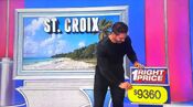 He picks the trip to St. Croix.