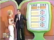 And she is playing Give or Keep.