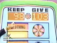 ...for a total of $98. She loses by $5.