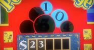 Timothy says the third number is a 5 but is incorrect. The car is now $1.00.