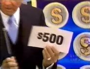 On her first punch, she has $500. She decides to throw it away.
