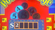 She says the second number is a 7 but is incorrect. The car is now $1.00.