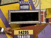 $25,000 is her bid on the trailer. The bid is so large that it can't fit the display.