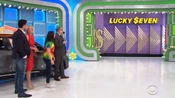Even though, the board says Lucky Seven, they are calling it "Lucky Eight" in honor of "The Bold and the Beautiful's" 8,000th episode. Thus, the contestant is given $8.