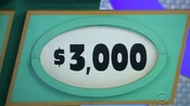 She wins $3,000!