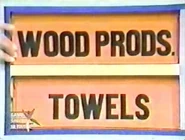The first two prizes are towels and wood products.