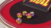 On her first roll, she has 1 car and $3,500. She decides to roll again.