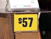 The price of the Clairol light-up makeup mirror.