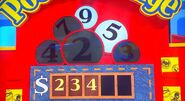 She says the fourth number is a 7 but is incorrect. The car is now $1.50.