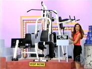 Second, she picks the Body Solid EXM2500 home gym.