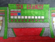 A custom drawing of Ten Chances that was drawn by a fan