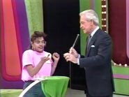 Sharrie's second draw is a 1. She thinks it's the third number.