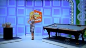 Roshawn is playing for 3 leather handbags and a Golden West Billiards pool table.