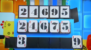 This contestant was so close! Only 1 number off.