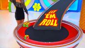 On his second roll, he has 1 car!