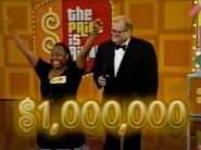 If she gets $50,000 on the first punch, she will win $1,000,000.