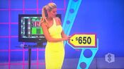 She picks the LG 32" LCD TV. But, does it have the same price as the Canon HD camcorder?