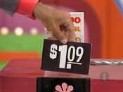 Unfortunately, the price of the Maypo maple flavor oatmeal is $1.09.