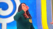 Melanie's seventh & last draw is a third strike. Game Over.