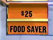 She keeps the food saver. The hair styler is $25 and goes into the give column.