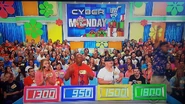 Contestant's Row podiums from the 2016 Cyber Monday episode