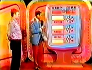 He keeps the fry pan, platter, and waffler no matter what. But if they total $94 or more, he wins the organ.