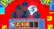 She says the fourth number is a 9 but is incorrect. The car is now $1.75.