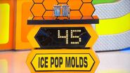 He bids $18 on the Onyx 18/8 ice pop molds. A difference of $27. He gets no card.
