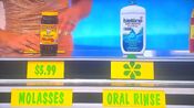 She says the Biotene fresh mint oral rinse is more expensive than the Grandma's original molasses.