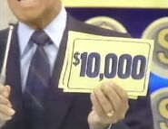 With the $100, she adds $10,000 for a total of $10,100!!!