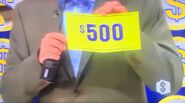 With the $250, she adds $500 for a total of $750.