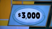 She wins $3,000.