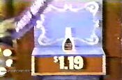 She should've taken the polish remover for her $1.19 pick. If she had kept the raisins at $1.59, then she should've taken the polish. Remember, two different products with two different names and two different prices here, folks.