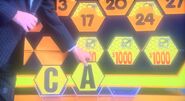 It's an A. $3,000 is now up for grabs, but the contestant decides to go for the car.