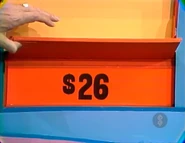 The shoes are $26.