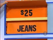 She keeps the jeans. The opener is $25 for a total of $99.