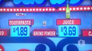 His second try, but the prices still don't match.